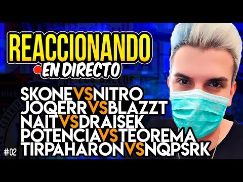 REACCIONANDO EN DIRECTO A BATALLAS #02 - LA CUARENTENA EN CASA CON FJ