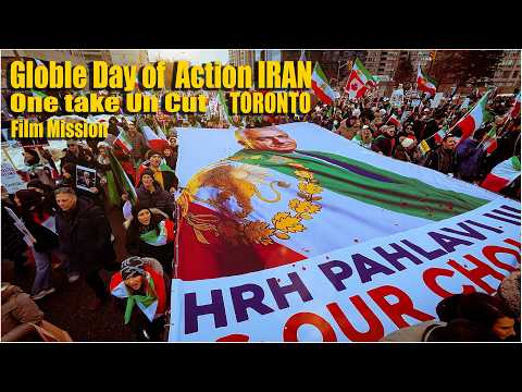 Global Day of Action for Iran – Toronto North York | One-Take Raw FootageFeb 14 2026