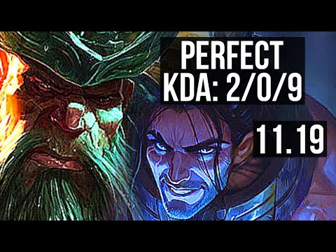 GANGPLANK vs SYLAS (TOP) | 2/0/9, 800+ games | KR Diamond | v11.19