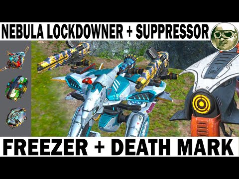 NEBULA WAR ROBOTS SKYDRIVER NIGHTINGALE MK2  + NEBULA LOCKDOWNER SUPPRESSOR FREEZER T4!