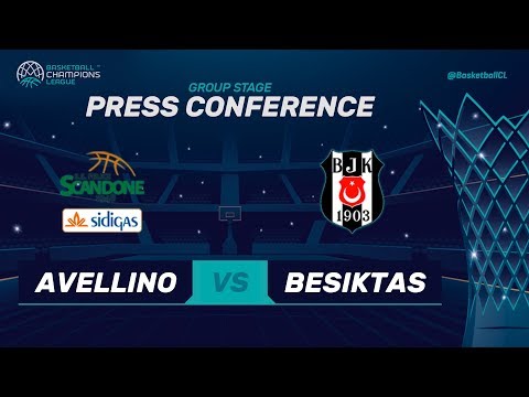 Sidigas Avellino v Besiktas Sompo Japan - Press Conference - Basketball Champions League