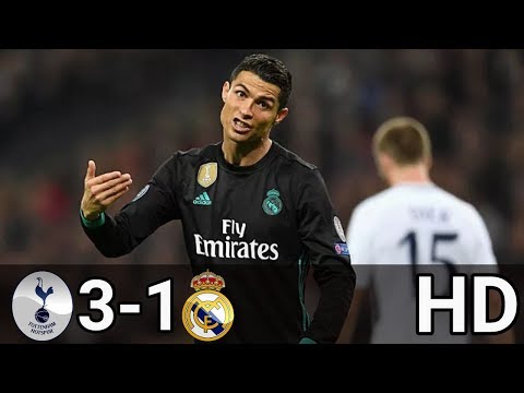 Tottenham vs Real Madrid (3-1) Resumen & Goles - Uefa Champions League 1/11/17 HD