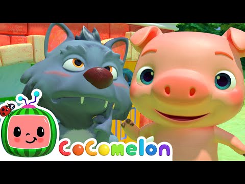 The Three Little Pigs Song | CoComelon Animal Time | Classic Nursery Rhymes for Kids