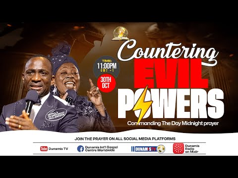 COMMANDING THE DAY MIDNIGHT PRAYER || COUNTERING EVIL POWERS || 30-10-2025