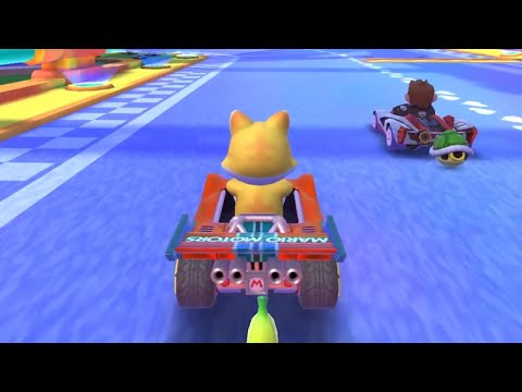 Mario Kart Tour: Cat Mario Gameplay (#8) - CGN Baby Park R (2 items, Donkey Kong Cup)