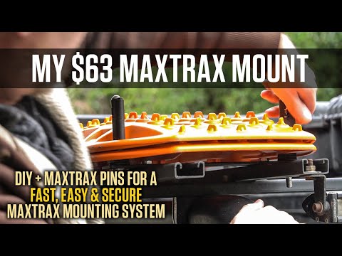 My semi-DIY MAXTRAX mount explained in 3 mins.