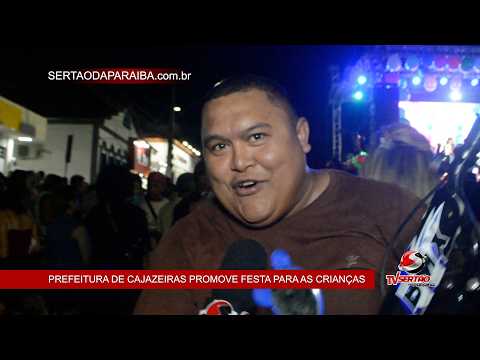 CAJAZEIRAS VIVE DIA DE ALEGRIA COM FESTA PARA MILHARES DE CRIANÇAS