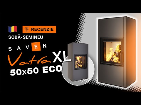 Печь на дровах для отопления дома SAVEN Vatra XL Стальные печи длительного горения 50х50 - фото 2 - id-p2610459090
