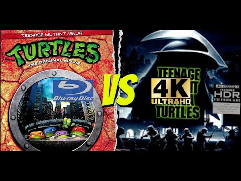 THE BEST 4K OF 2025! TEENAGE MUTANT NINJA TURTLES (1990) 4K Ultra HD Vs. 2011 Blu-Ray COMPARISON