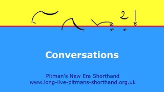Conversations - Pitman's New Era Shorthand Dictation