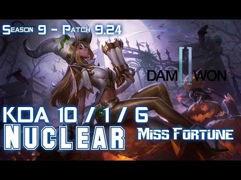 DWG Nuclear MISS FORTUNE vs APHELIOS ADC - Patch 9.24 KR Ranked