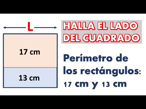 Hallar el lado del cuadrado conociendo el perímetro