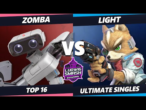 Ludwig Invitational - Zomba (ROB) Vs. Light (Fox) SSBU Ultimate Tournament