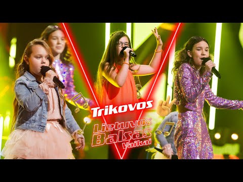 Edilė, Gustė ir Eva - Waka Waka | Trikovos | Lietuvos Balsas. Vaikai S3