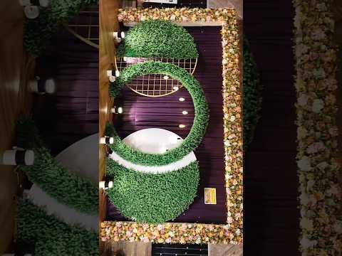 Whitening flower stage gate 🥰😇🙏 #flower #wedding #decoration #flowerdecorators