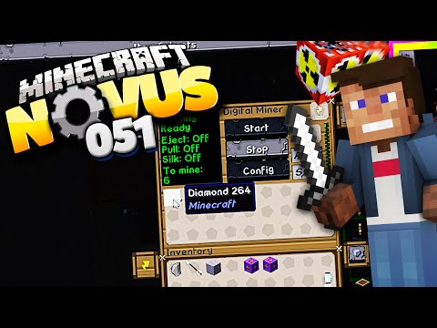 UNENDLICH ROHSTOFFE MIT DIGITAL MINER | Minecraft NOVUS #051 | Dner