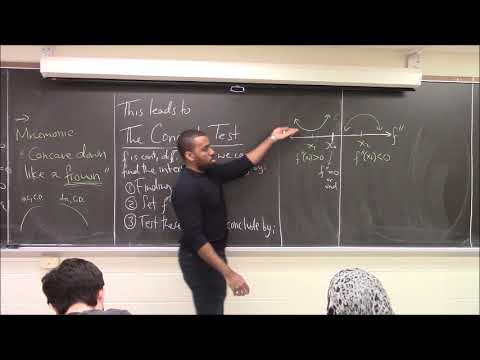Math 1206-R04 Lecture 26 - What each derivative tells us; Concavity and Inflection Points