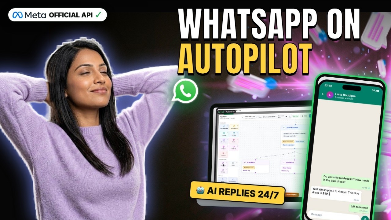 WhatsApp AI chatbot and follow-up automation tutorial — WaHamster
