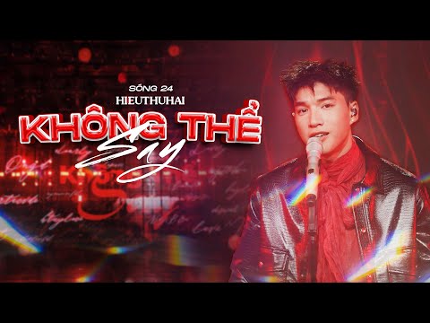 HIEUTHUHAI - Không Thể Say | Live Performance at Sóng 24