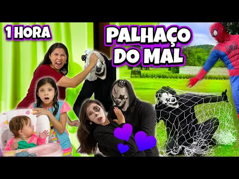 VÁRIOS VÍDEOS DO PALHAÇO DO MAL EM 24 HORAS ★ FAMÍLIA MASUDINHA ★