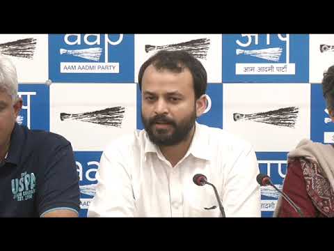 Aap Leader Ashish Khetan Briefs on how mob of people heckled him & Minister Imran Hussian at Sect