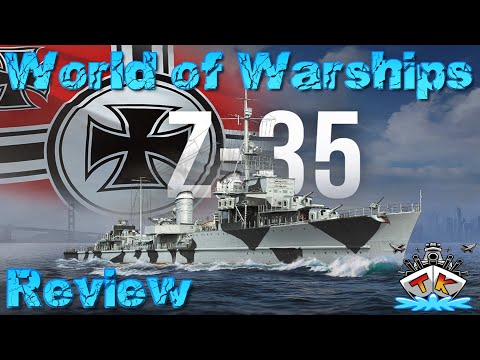 Lohnt sich die "Z35"? Review T8/GER/DD in World of Warships auf Deutsch