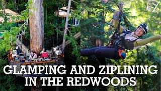Experience Glamping and Ziplining in Northern California’s Redwoods