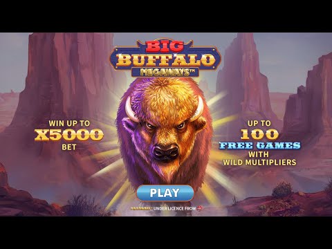 Big Buffalo Megaways slot Skywind Group - Gameplay