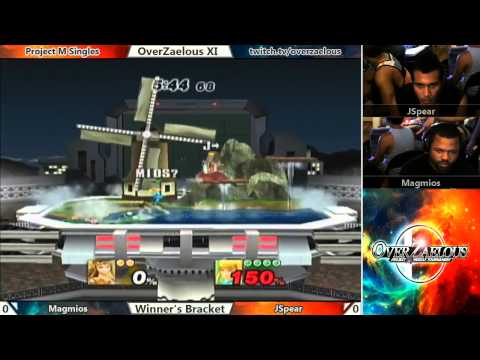 OverZaelous XI: JSpear (Zelda, Mewtwo) vs. Magmios (ZSS)