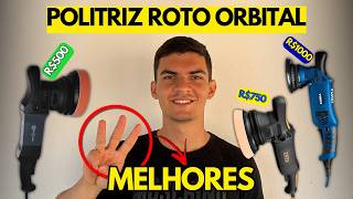 TOP 3 Politriz Roto Orbital para comprar em 2026 | As MAIS USADAS pelos DETAILERS! (Fazer Polimento)