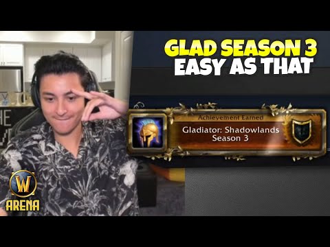 GLAD SEASON 3 w/ Outlaw Rogue! IT'S JUST THAT SIMPLE | Pikaboo WoW Arena