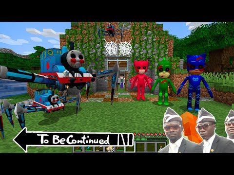 PJ MASKS.EXE VS SPIDER THOMAS.EXE COFFIN MEME