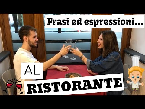 Dialogo al ristorante (parole ed espressioni) - Italian Restaurant Dialogue