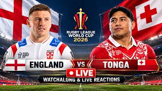 England vs Tango LIVE | Rugby League World Cup 2026 | Watchalong & Live Reaction