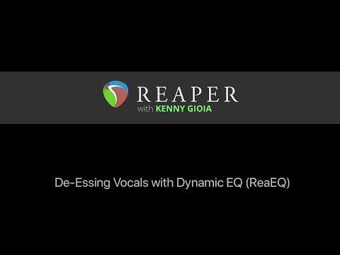De-Essing Vocals with Dynamic EQ (ReaEQ)in REAPER