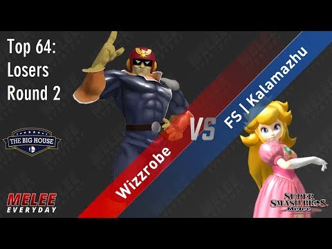 The Big House 8 - Wizzrobe (Captain Falcon) vs. FS | Kalamazhu (Peach) - SSBM - Top 64 - Losers R2