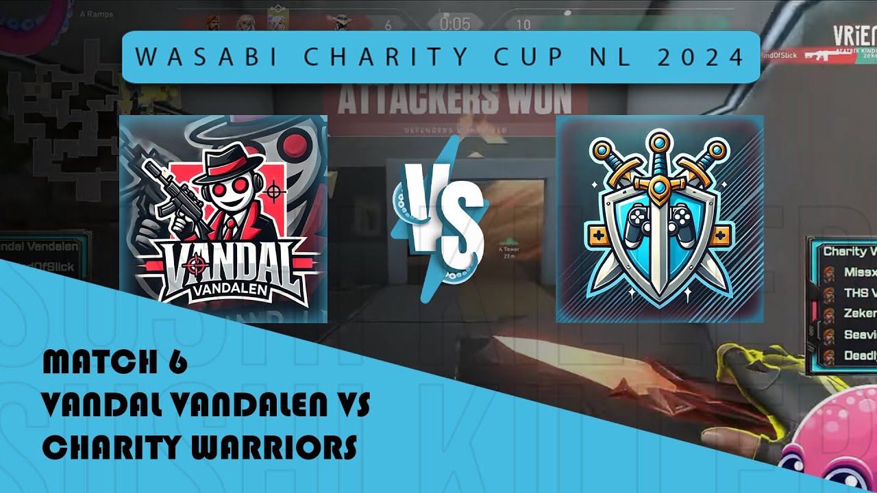 Match 6 Highlights - Wasabi Charity Cup NL 2024 🛡️ #valorant #charity