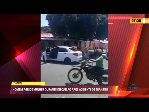 Motorista causa acidente e agride mulher em via pública 08 04 2021