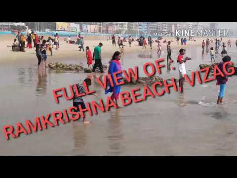 Ramkrishna beach vizag full view