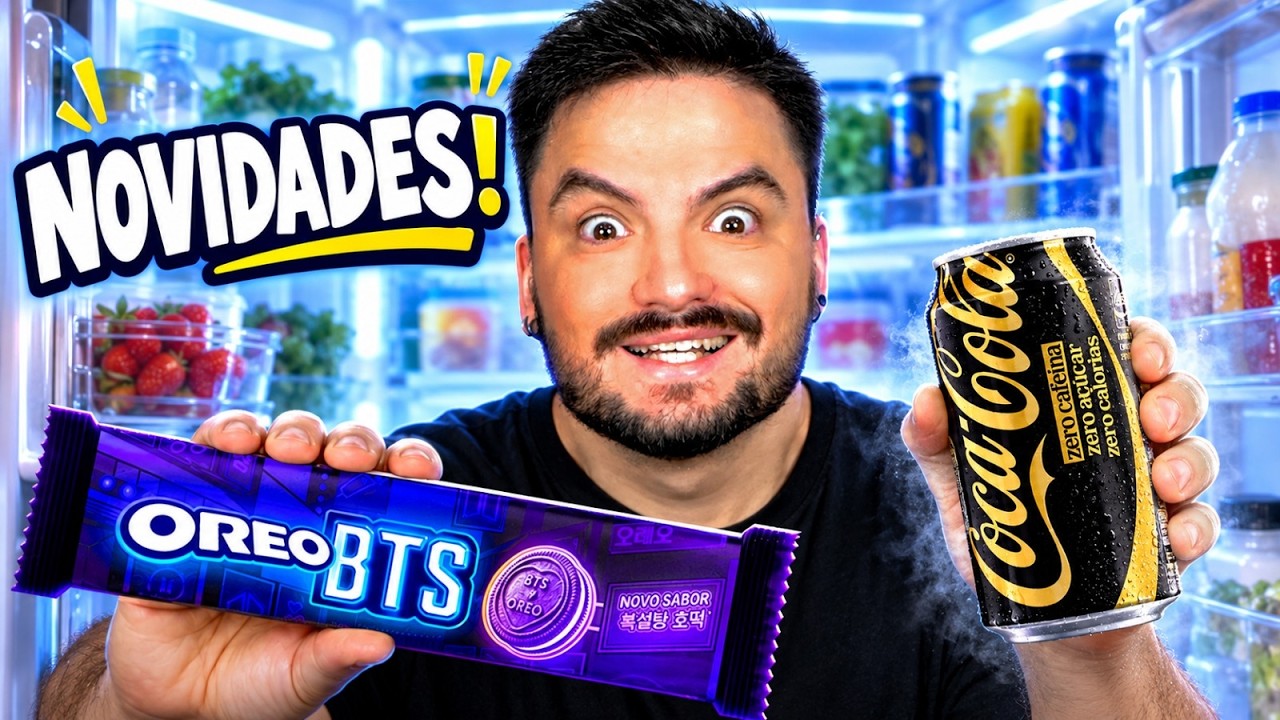 NOVOS SABORES LANÇADOS! COCA-COLA, OREO BTS E OUTROS! VALE?