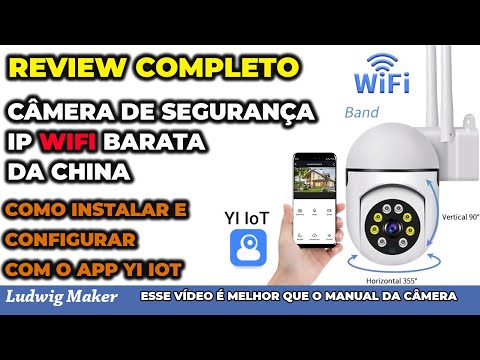 REVIEW E MANUAL PRÁTICO COMPLETO DA CÂMERA DE SEGURANÇA WI-FI FULL HD DA CHINA