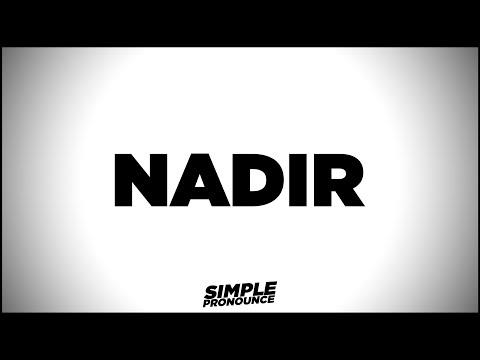 How to Pronounce Nadir -  Simple Pronounce