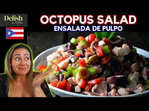 ENSALADA DE PULPO (Octopus Salad) | Delish D'Lites | Puerto Rican Dishes