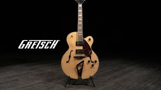 Video thumbnail for Gretsch G2420 Streamliner Hollow Body, Village Amber | Gear4music demo by Gear4music Guitars