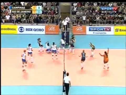 Unilever Rio x Amil/Campinas - 2° Set SUPERLIGA 2012/2013