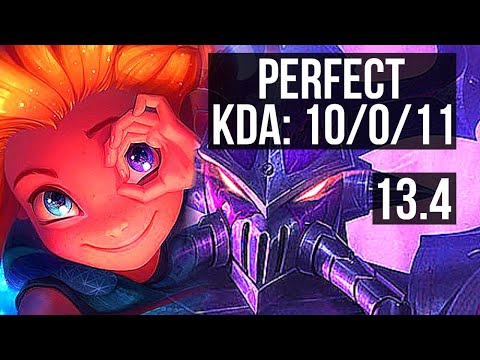 ZOE vs KASSADIN (MID) | 10/0/11, Legendary, 400+ games | KR Challenger | 13.4