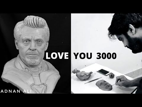 Iron Man Sculpture Timelapse - Avengers (Infinity War/Endgame) | Inspired by Steven Richter