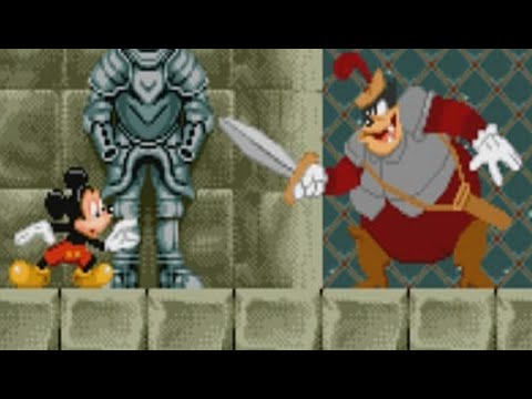Mickey Mania Timeless Adventures of Mickey Mouse (Genesis) All Bosses (No Damage)