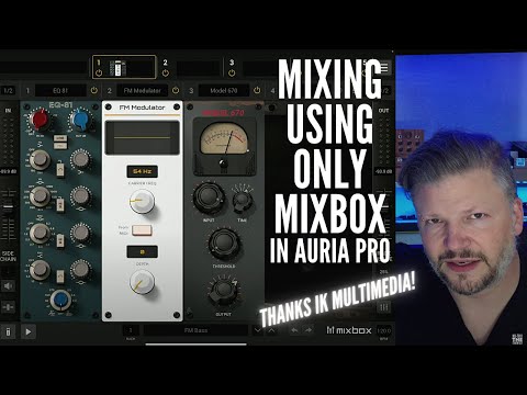 Mixing using only MixBox in Auria Pro on iPad. Thanks @ikmultimedia !