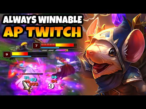 AP Twitch Mid is SO GOOD for CARRYING. Even in LOSING GAMES...